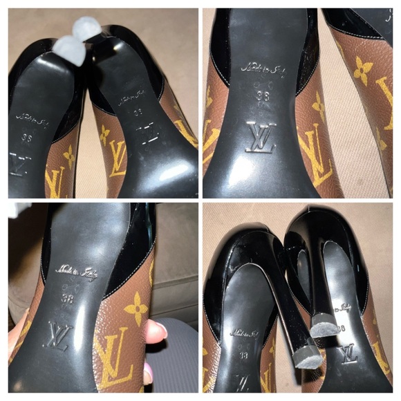LOUIS VUITTON MONOGRAM CHERIE PUMPS/HEELS - Picture 6 of 11